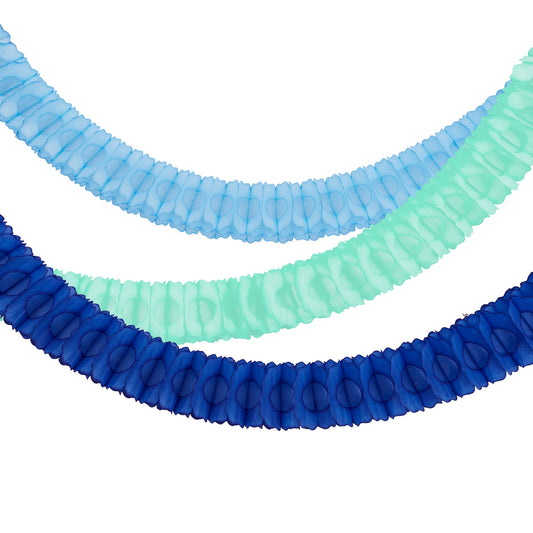 Blue Honeycomb Garlands