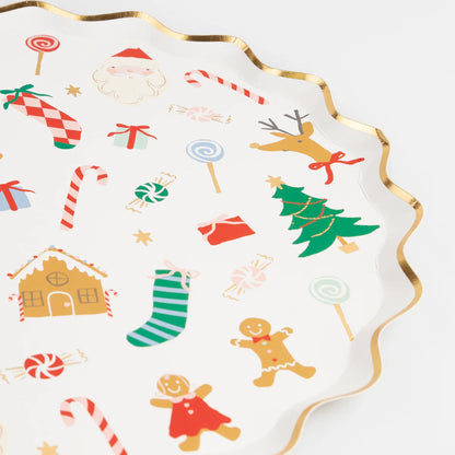 Jolly Christmas Dinner Plates